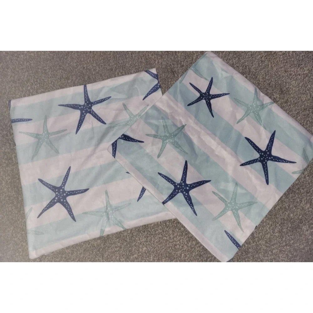 Set of 2 beach pillow cases